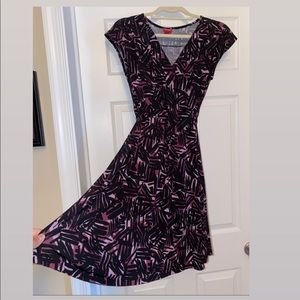 Merona dress purple & black
